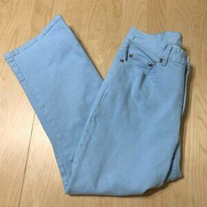Caslon blue capri jeans Sz 8 Denim